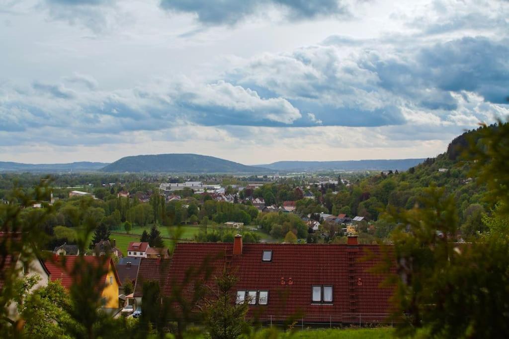 Ferienhaus Sonnenblick Entspannung Mit Sauna Kamin Und Balkon Sonneberg Kültér fotó