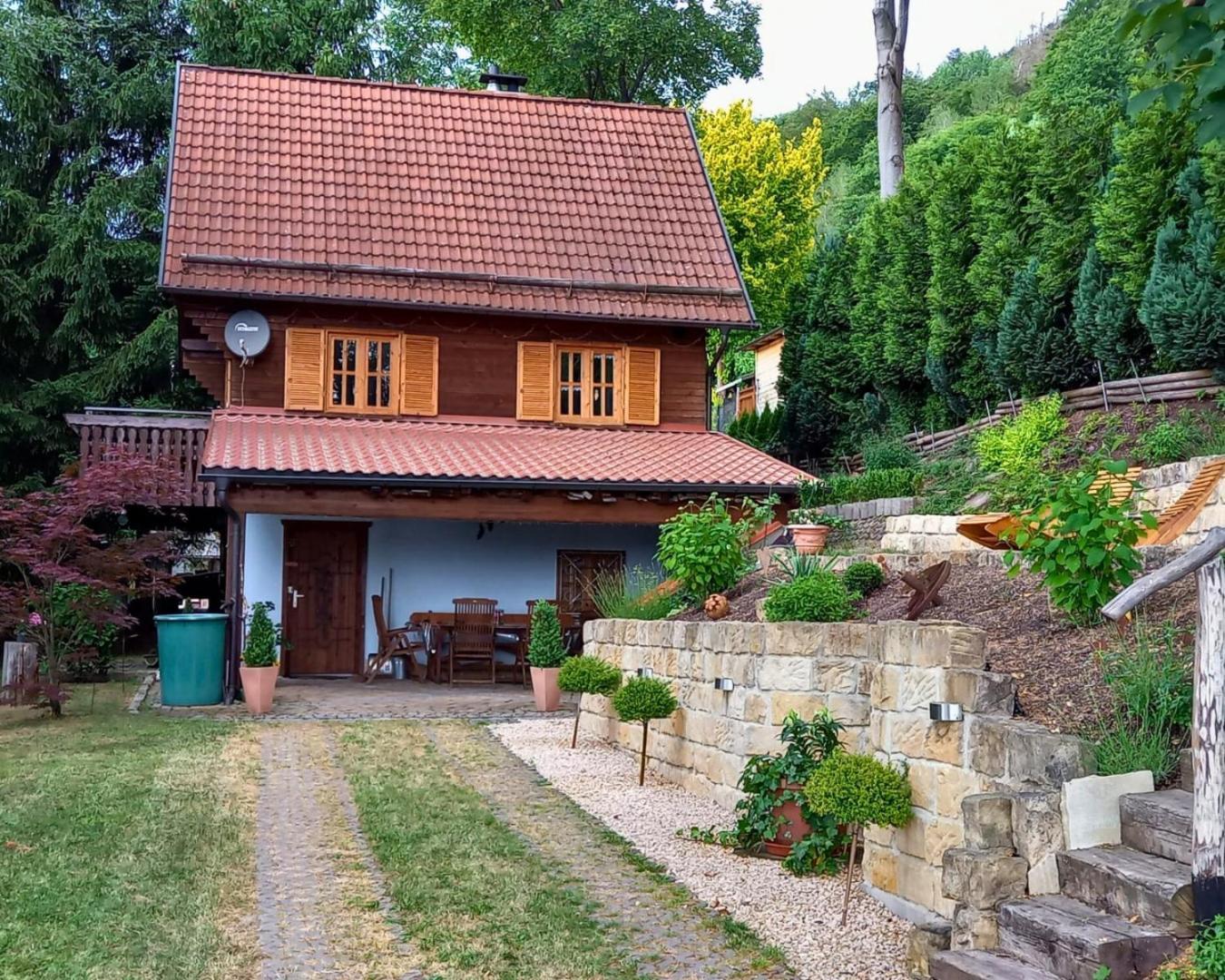 Ferienhaus Sonnenblick Entspannung Mit Sauna Kamin Und Balkon Sonneberg Kültér fotó