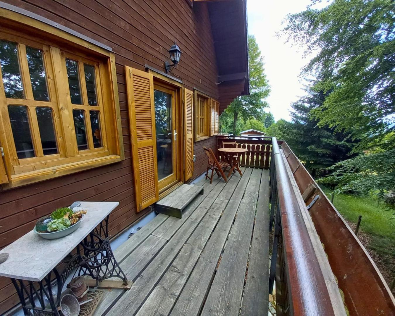 Ferienhaus Sonnenblick Entspannung Mit Sauna Kamin Und Balkon Sonneberg Kültér fotó